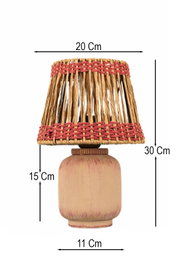 Opviq Lámpara de Mesa BK066 Rosa